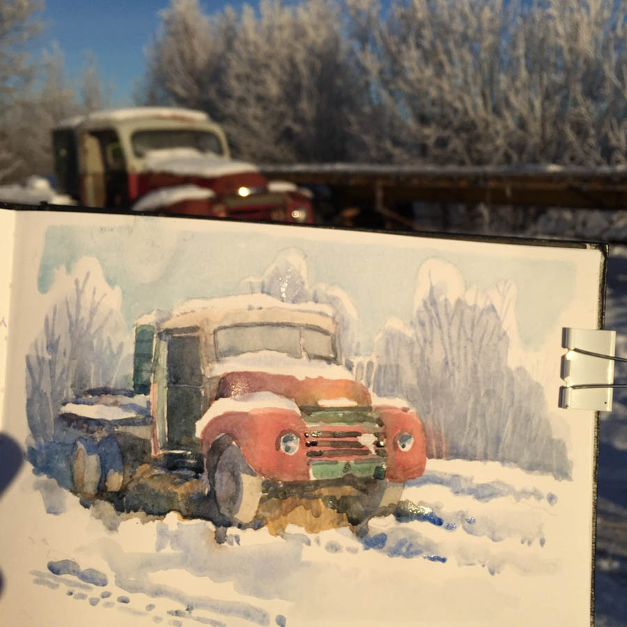 Old Volvo truck, Värmland