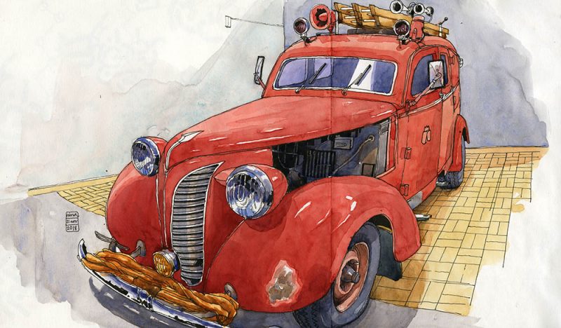 Volvo fire engine